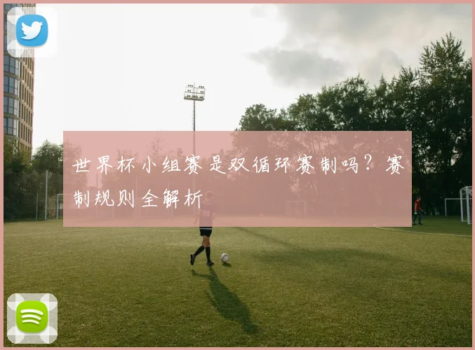 世界杯小组赛是双循环赛制吗？赛制规则全解析